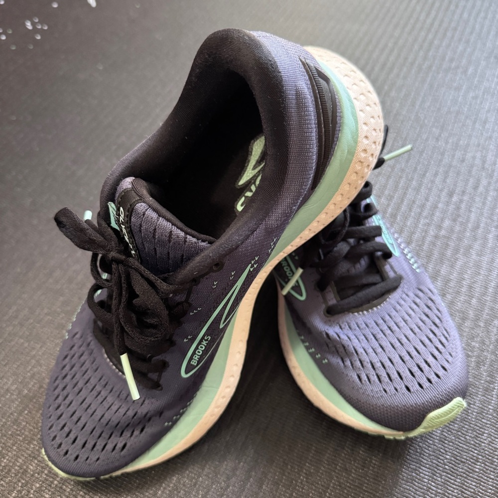 ⚡️$ Brooks Glycerin 19 Blue Women Running Shoes US 7.5 Style 1203431B473